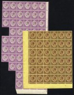 1912-20 UM Stock Of Complete Sheets Or Large Multiples Comprising 1912-20 MCCA 1d Carmine Sheet Of 60 (SG.58), 1½ - Sonstige & Ohne Zuordnung