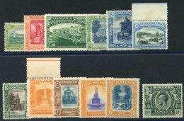 1919-21 Pictorial Defin Set, Fine M, SG.78/89. (12) Cat. £160 - Sonstige & Ohne Zuordnung