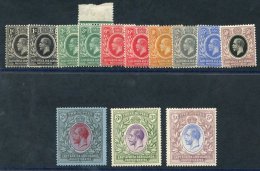 EAST AFRICA & UGANDA 1922-27 MSCA Set, Fine M Incl. Odd Extra Shade, SG.65/74. (13) Cat. £425. - Sonstige & Ohne Zuordnung