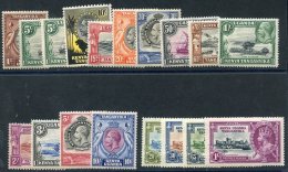 1935 Pictorial Defin Set To 10s Incl. 5c Type I & II, SG.110/122, 1935 Jubilee Set M. (18) Cat. £230 - Sonstige & Ohne Zuordnung