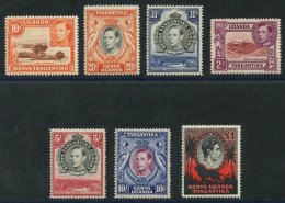 1938 Perf 14 10c To £1 Set, Fine M, SG.134b, 139a, 141a, 146a, 148a, 149a & 150a. (7) Cat. £565 - Sonstige & Ohne Zuordnung