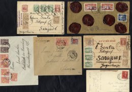 1834-1940 Selection Of Covers & Cards With Various Frankings & Cancels, Some Registered, Many To Destinations Ab - Sonstige & Ohne Zuordnung