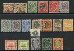 1904-14 MCCA Set M, SG.45/63. (18) Cat. £275 - Sonstige & Ohne Zuordnung