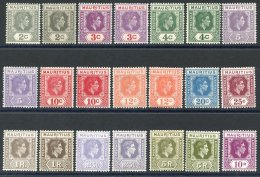 1938-49 Defin Set Incl. Most Listed Shades & Perfs, Fine M, SG.252/263. (21) Cat. £420+ - Sonstige & Ohne Zuordnung