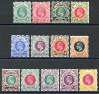1902-03 Postage & Revenue Set, Fine M, SG.28/39. (13) Cat. £225 - Sonstige & Ohne Zuordnung