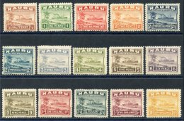 1924-48 Century Freighter Defin Set M Incl. Both 2½d Shades, SG.26A/39A & 30Ac. (15) Cat. £240 - Autres & Non Classés