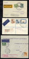 1921-38 Range Of First Flight Covers (7) Incl. 1921 Flown Reg Cover Utrecht - London, Franked 1921 Air Set, 1928 Sept 5t - Other & Unclassified
