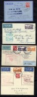 1931 Nov 11th Acceptance For Australian National Airlines Christmas Flight To London With Red Cachet Stamps Cancelled Ch - Sonstige & Ohne Zuordnung