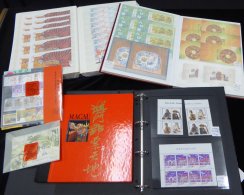 MACAO 1994-2001 Duplicated UM Assortment Housed In Large & Medium Sized Stock Books + Hagner Album, Ranges Of Stamps - Sonstige & Ohne Zuordnung