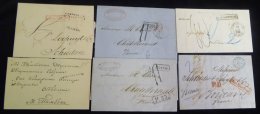 1801-69 Pre Stamp Selection Of Earlies From St. Petersburg To European Destinations With Different Markings & Transi - Sonstige & Ohne Zuordnung