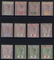 1896-97 CCA Set To 5s M, SG.41/52 (12) Cat. £180 - Other & Unclassified