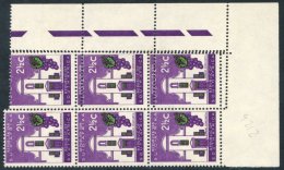 1961-63 2½c Groot Constantia, Type II Block Of Six From The Lower Right Corner Of The Sheet With Additional Rows - Sonstige & Ohne Zuordnung