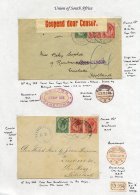 WWI & WWII Censored Mail Collection Written Up On Leaves In Protectors Within A Ring Binder With A Wide Range Of Cen - Autres & Non Classés