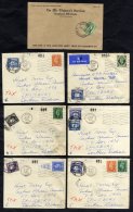 1952 October Covers (6) Sent From Leigh, Lancs, England To Salisbury, Each With GB KGVI Defin Frankings & Bearing S. - Sonstige & Ohne Zuordnung