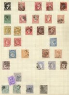 1850-1990's M & U Collection On Leaves (binders Removed), Majority Are 20th Century (approx. 3000 Stamps) - Otros & Sin Clasificación