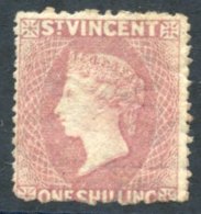 1873 P.11 To 12½ X 15 Wmk Sideways 1s Lilac-rose, M Example With Full O.g, Centred Slightly Low, SG.20. RARE. Cat - Sonstige & Ohne Zuordnung