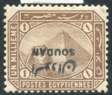 1897 1m Pale Brown Ovpt Inverted, Fresh Fine M, SG.1a, Expertised Plus BPA Cert. (photocopy) 1967. (1) Cat. £225 - Sonstige & Ohne Zuordnung
