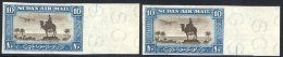 1931-37 Airmails 10p - Two Imperf Marginal Plate Proofs On Wmkd Paper. (2) - Sonstige & Ohne Zuordnung