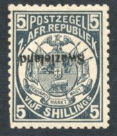 1889-92 5s Slate-blue, Overprint Inverted, M (a Couple Of Clipped Perfs. At Lower Left And Thin Spot At Foot). A Fresh E - Sonstige & Ohne Zuordnung