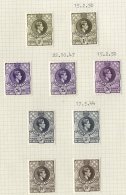 1938-54 KGV Defins Range Of Perfs, Shades Etc. With Values To 10s (3), All Fine M, From SG.28/38a. (41) ST.Cat. £5 - Sonstige & Ohne Zuordnung