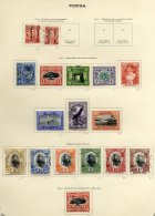 1886-1953 Chiefly M (odd FU) Collection On Large Yvert Printed Leaves Incl. 1886 To 1s U, 1892 4d & 8d Surcharges M, - Sonstige & Ohne Zuordnung