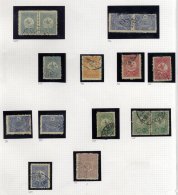 TURKEY USED IN IRAQ During The Ottoman Regime Up To 1918. 100+ Stamps Bearing Cancellations Of Various Iraqi Towns. (104 - Autres & Non Classés