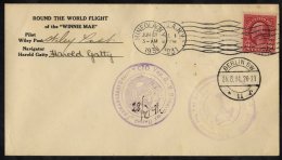 1931 Post & Gatty Round The World Record Flight New York/Berlin/Moscow/New York In 'Winnie May' 23.6.31 - 1.7.31 Spe - Sonstige & Ohne Zuordnung