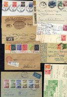 1930-50 Covers Incl. 1933 Special Flight, PEN Club Set With Special C.d.s, King Michael Frankings Incl. WWII Censorship, - Sonstige & Ohne Zuordnung