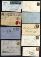 1840-1948 Range Of Covers (31) Incl. 1840 Cover To Bradford Franked Four Margined Penny Black, 1d Stars Covers (3), 1853 - Other & Unclassified