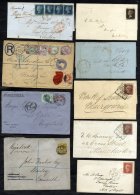 1840-1948 Range Of Covers (31) Incl. 1840 Cover To Bradford Franked Four Margined Penny Black, 1d Stars Covers (3), 1853 - Otros & Sin Clasificación