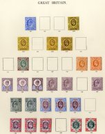 1902-1979 M Collection Housed In A Windsor Album Incl. Useful KEVII DLR ½d (4), 1d (2), 1½d, 2d, 2½ - Other & Unclassified