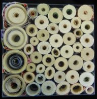 COIL ROLLS Accumulation Of KGVI & QEII Part Coil Rolls (approx. 50) Values Incl. 1950 1d Light Ultramarine, 2&frac12 - Other & Unclassified