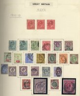 1902-1970 M Or UM & U Collection Housed In Crown Spring Back Album Incl. KEVII 1902 To 5s, KGV To 10s U, 1924/5 Wemb - Sonstige & Ohne Zuordnung