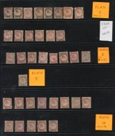 1841 1d Red To 1870 1½d Range Of M Or Unused Generally In Mixed Or Poor Condition, Comprises 1841 1d (30) Incl. S - Otros & Sin Clasificación