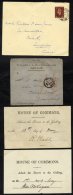 HOUSE OF COMMONS 1866-1955 Selection Of 11 Items Incl. 1882 Par Pro Post Paid Front, Various Crests On Envelopes Incl. O - Sonstige & Ohne Zuordnung