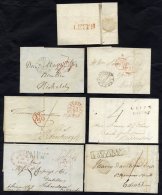 LEITH 1794-1894 Postal History Collection Neatly Presented & Written Up On Leaves Incl. 1784 & 1800 Two Covers L - Otros & Sin Clasificación