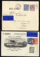 1925 June 30th First Acceptance For London - Berlin Flight And Then Konigsberg - Riga Franked 2½d + 6d Defins, Ti - Sonstige & Ohne Zuordnung