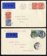 1926 March 31st First Acceptance For French Toulouse - Dakar Service Cover From London - Dakar, Franked ½d + 10d - Otros & Sin Clasificación