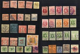 RAILWAY PARCEL STAMPS Selection Of 93 Different, Various Companies, Decent Condition For These. - Sonstige & Ohne Zuordnung
