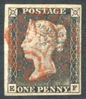 Plate 1a EF (worn Plate), Good To Large Margins, Fine Red MC. (1) - Other & Unclassified