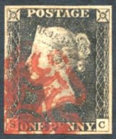 Plate 3 SC, Four Good Even Margins, Cancelled Bold MC. (1) - Other & Unclassified