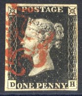 Plate 6 DH, Good To Large Margins, Fine Red MC. - Other & Unclassified