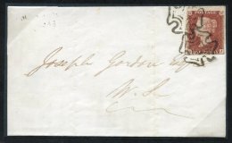 1841 July 3rd Wrapper Franked By Pl.8 AJ, Good To Huge Margins With Part Sheet Margin At Top, Tied By Two Crisp MC's (co - Other & Unclassified