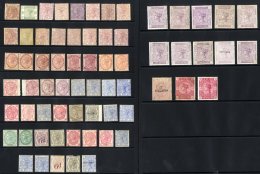 SELECTION Of M Or Unused - 65 Stamps On Two Hagner Pages, All With Faults Such As Thins, Creases, Re-gummed, Stained, Pe - Sonstige & Ohne Zuordnung