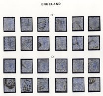 1880-83 2½d Blue Pl.22 Wmk Crown Almost Complete Reconstructed Sheet, 236 From 240 Letterings, Good To FU Incl. A - Other & Unclassified