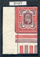 1911 10d Dull Purple & Deep Scarlet, UM Marginal Example, Spec.M44(4), Hendon Cert. 2011. (1) Cat. £500 - Sonstige & Ohne Zuordnung