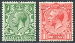 1913 Multiple Cypher Set (good Perfs) UM, SG.397/8. (2) - Altri & Non Classificati