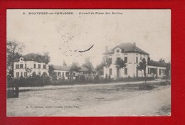 1 Cpa Carte Postale Ancienne - 40 Montfort En Chalosse Foirail Et Place Des Ecoles - Montfort En Chalosse