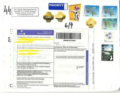 FINNLAND Finland  2017 Money Pure!! Registered Cover To Estonia Stamps Remained Mint!! - Brieven En Documenten