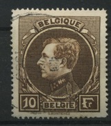 289 Ø  10F Roi Albert De Belgique  Type Montenez Gravé  Coté  5 Euros - 1929-1941 Grand Montenez